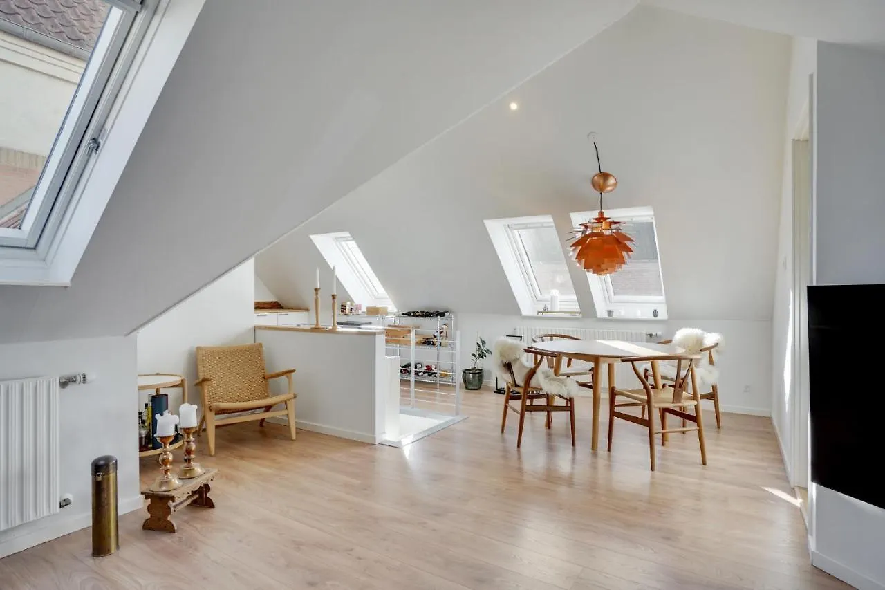 Apartment Bath Tub Penthouse In The City Aalborg