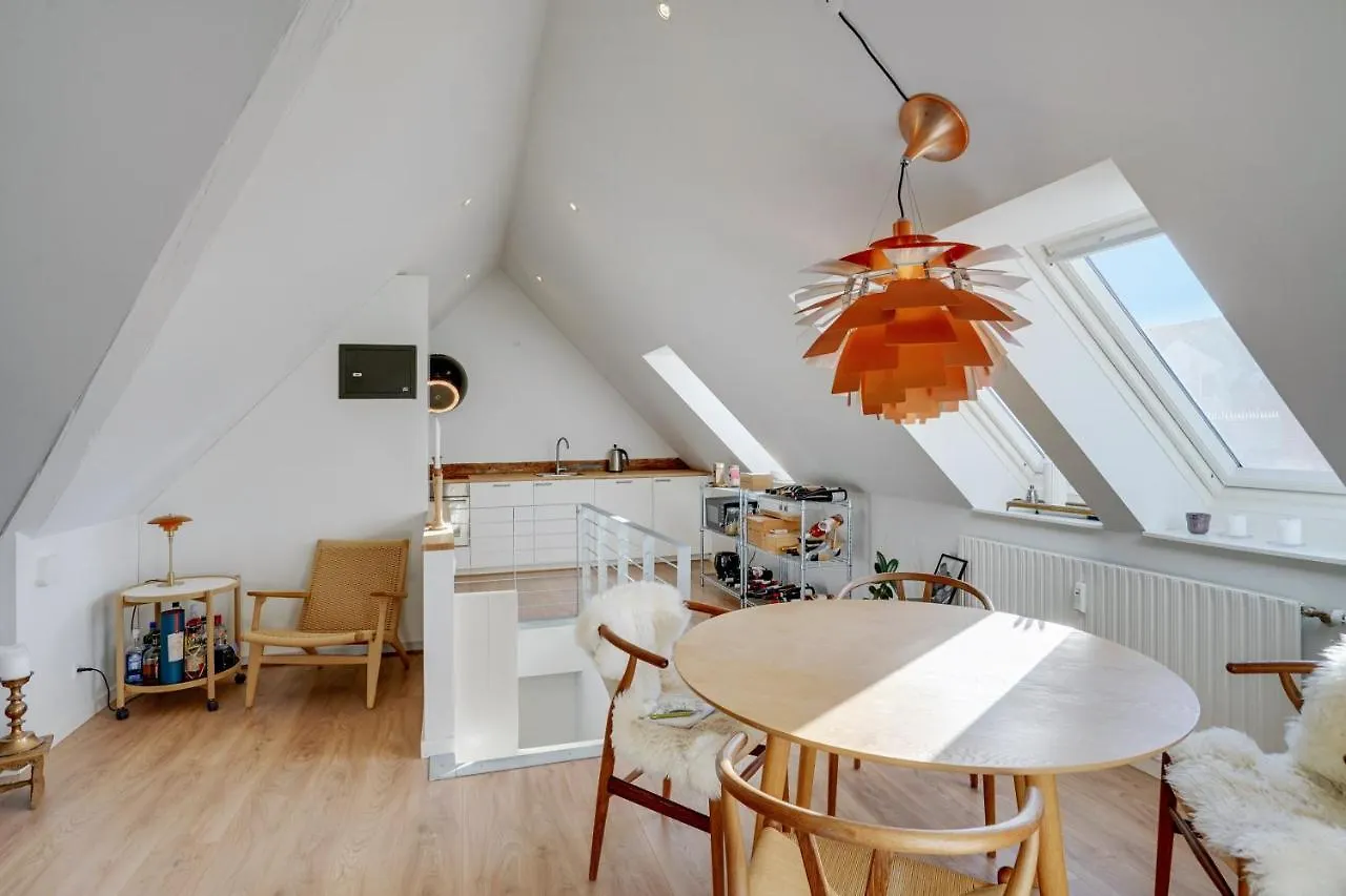 Apartment Bath Tub Penthouse In The City Aalborg